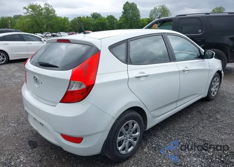 2014 Hyundai Accent Gs from USA, damaged, VIN KMHCT5AEXEU196682
